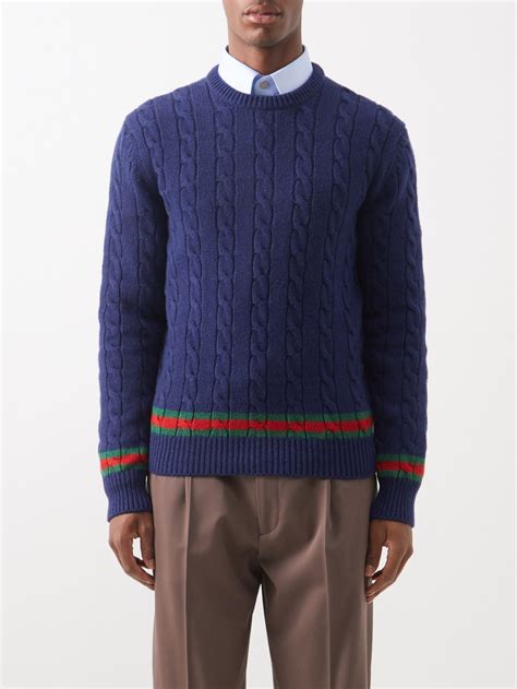 gucci striped knit sweater